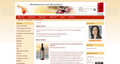 Desktop Screenshot of afrika-wein.de